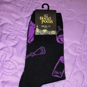 Disney Hocus Pocus Black and Purple Casual Socks